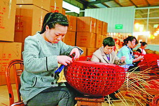 四川青神 竹木制品加工促农民就业增收
